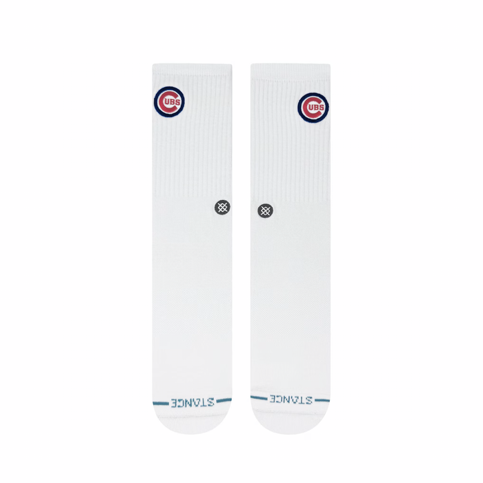 Stance Chicago Cubs Crest White Socks