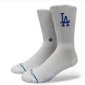 Stance Los Angeles Dodgers Crest White Socks