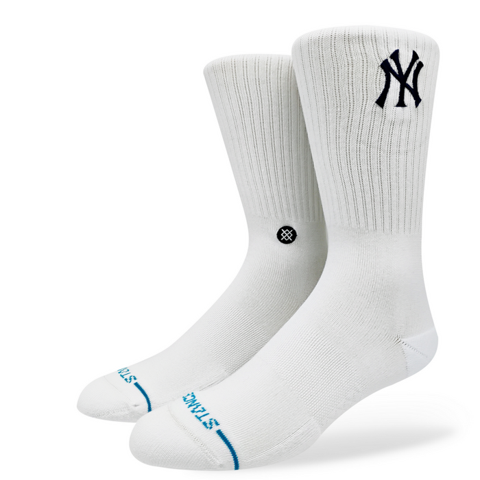 Stance New York Yankees Crest White Socks