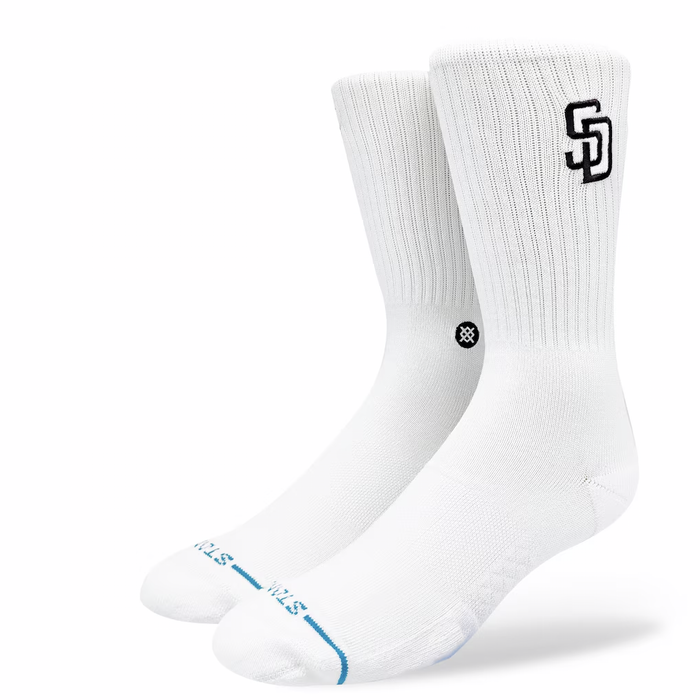 Stance San Diego Padres Crest White Socks