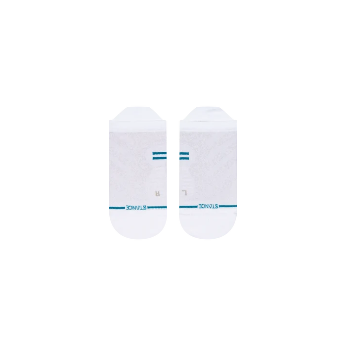 Stance UltraLight Tab Performance Running White Socks