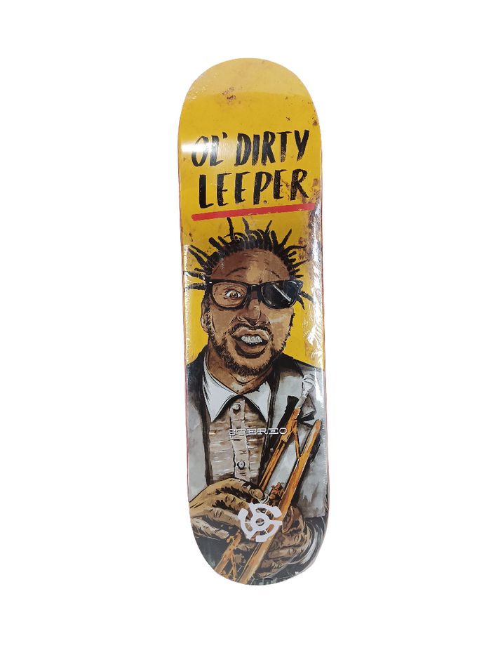 Stereo Kyle Leeper Ol' Dirty Leeper Yellow Red Brown Size 8.3 Vintage NOS Deck