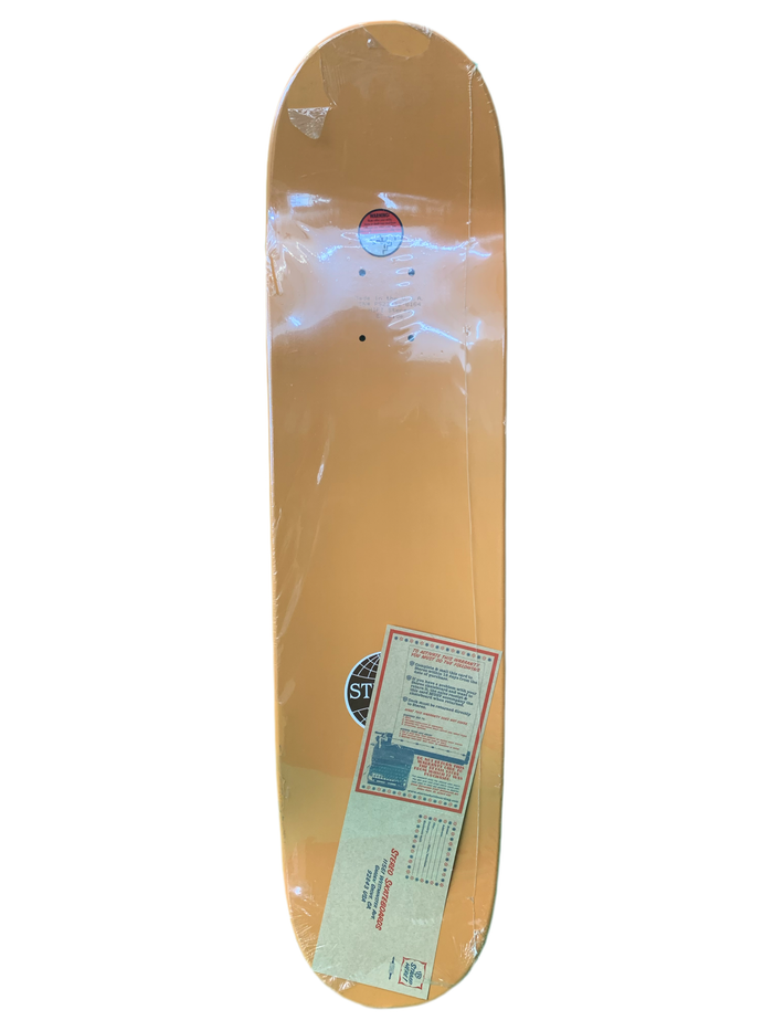 Stereo Sound Agency Globe Graphic Orange 8" Classic Skateboard Deck