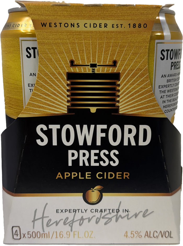 Stowford Press Hard Apple Cider 4pk Cans