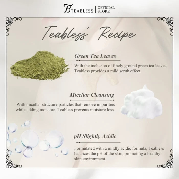 TEABLESS - Perfume Body Wash Sage Amber Purple Tea