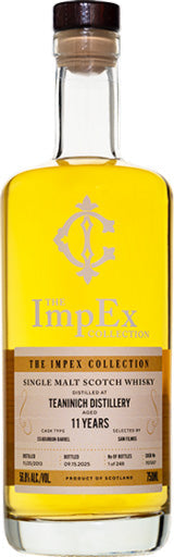 The ImpEx Collection Teaninich Distillery 2013 11 Year Old Single Malt Whisky 750ml