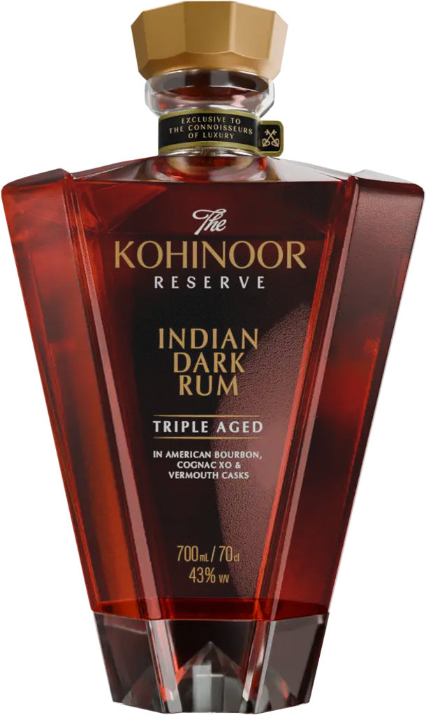 The Kohinoor Reserve Indian Dark Rum 700ml