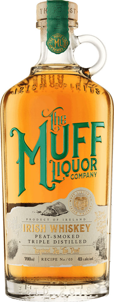 The Muff Liquor Company Irish Peat Smoked Triple Distilled Whiskey 700ml