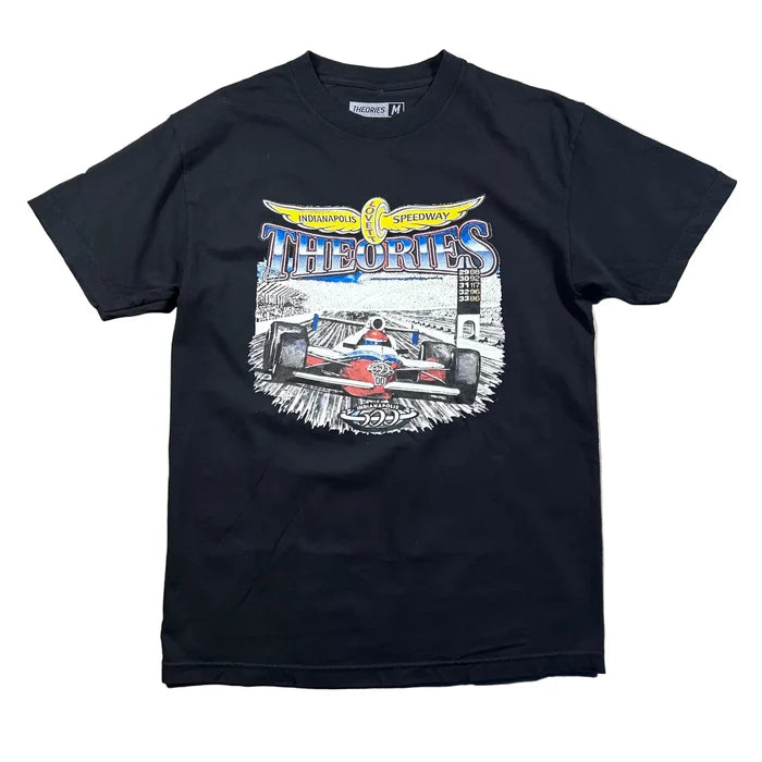 Theories Speedway Garment Dyed Black T-Shirt
