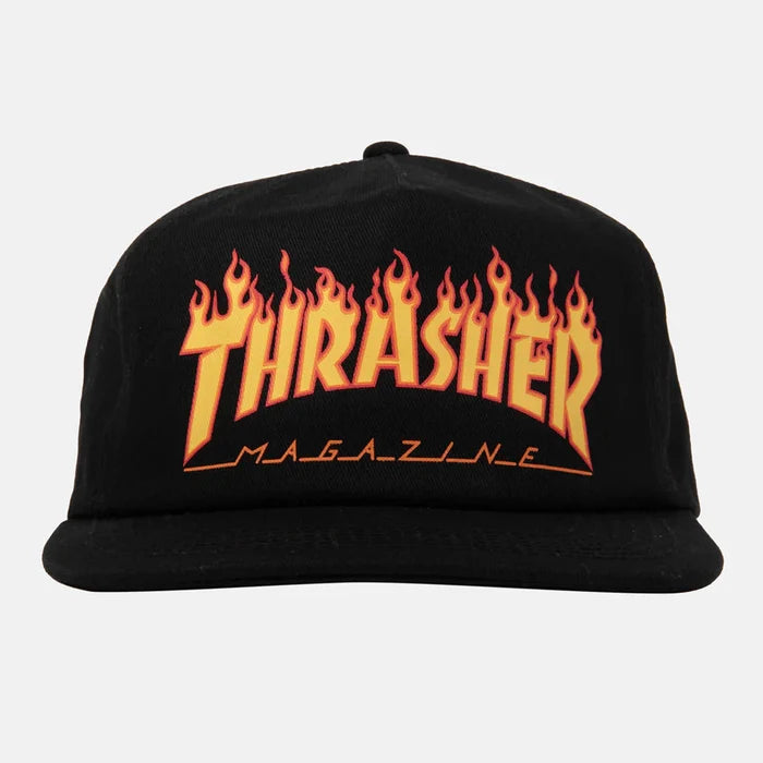Thrasher Printed Flame Snapback Hat