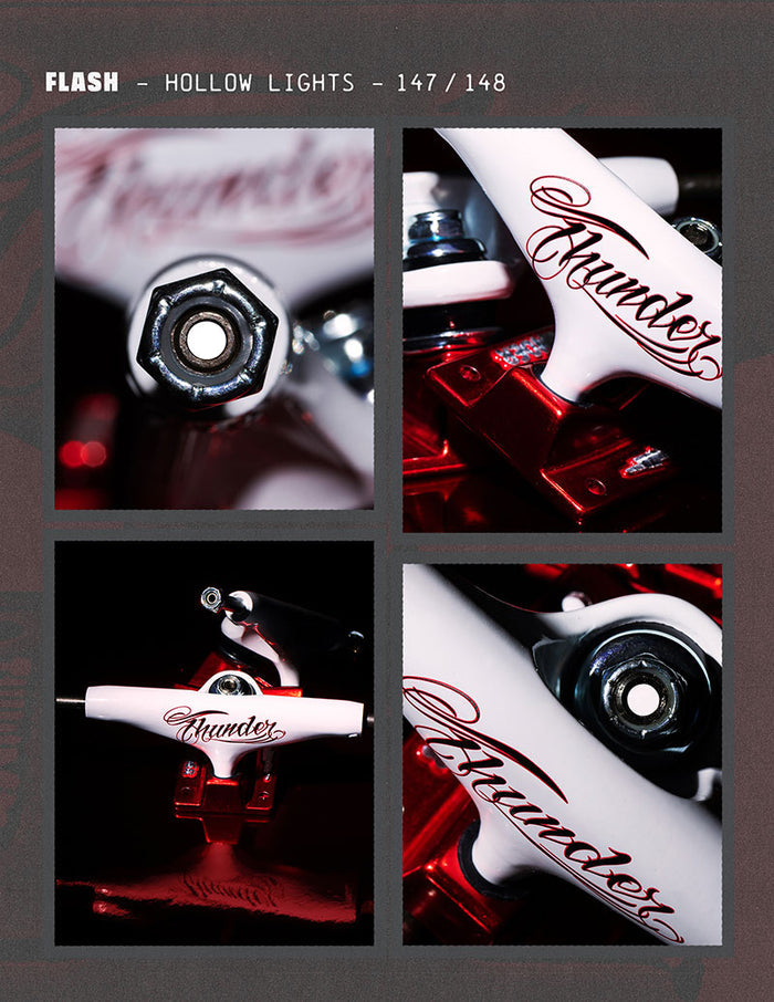 Thunder Flash Hollow Light White/Red Truck