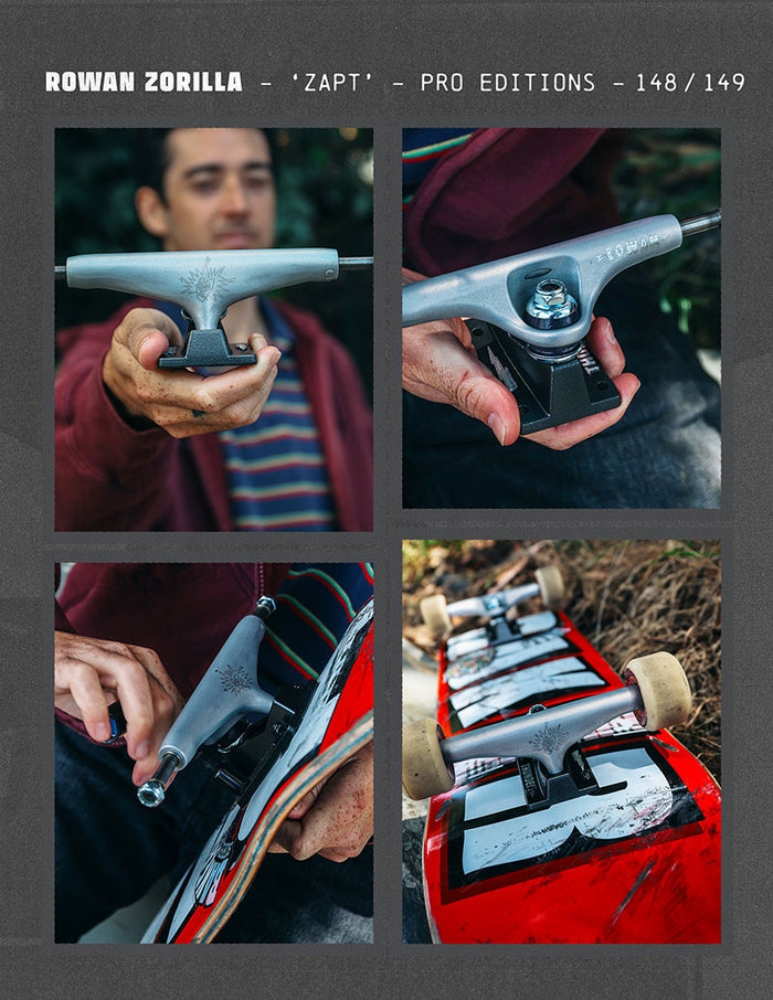 Thunder Rowan Zorilla Zapt Raw/Gunmetal Truck