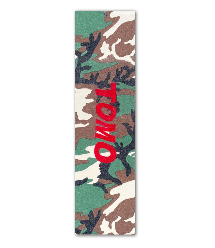 Tomo - Camo (Red) Graphic Griptape