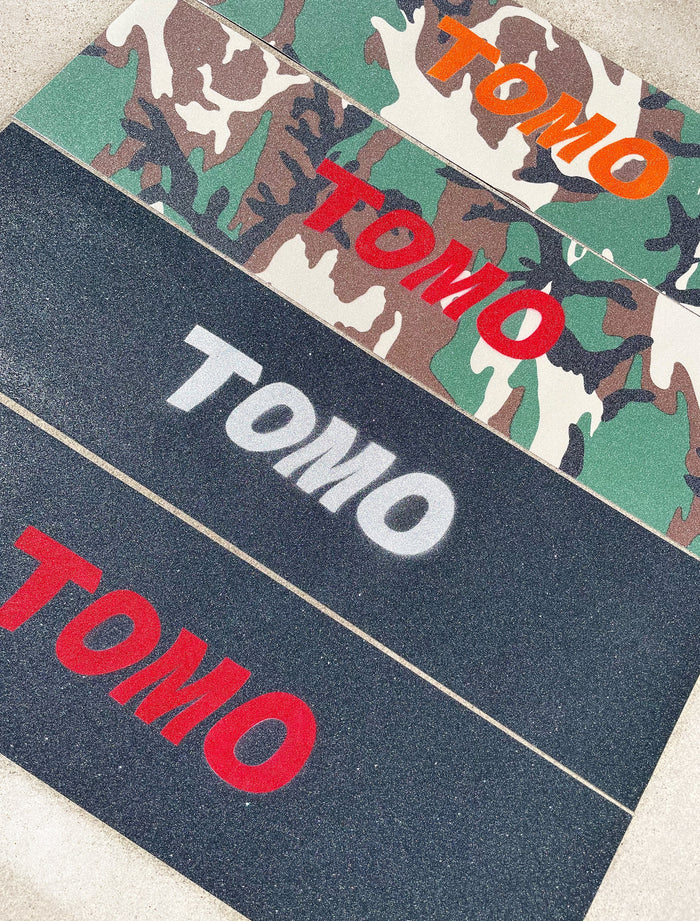 Tomo - Camo (Red) Graphic Griptape