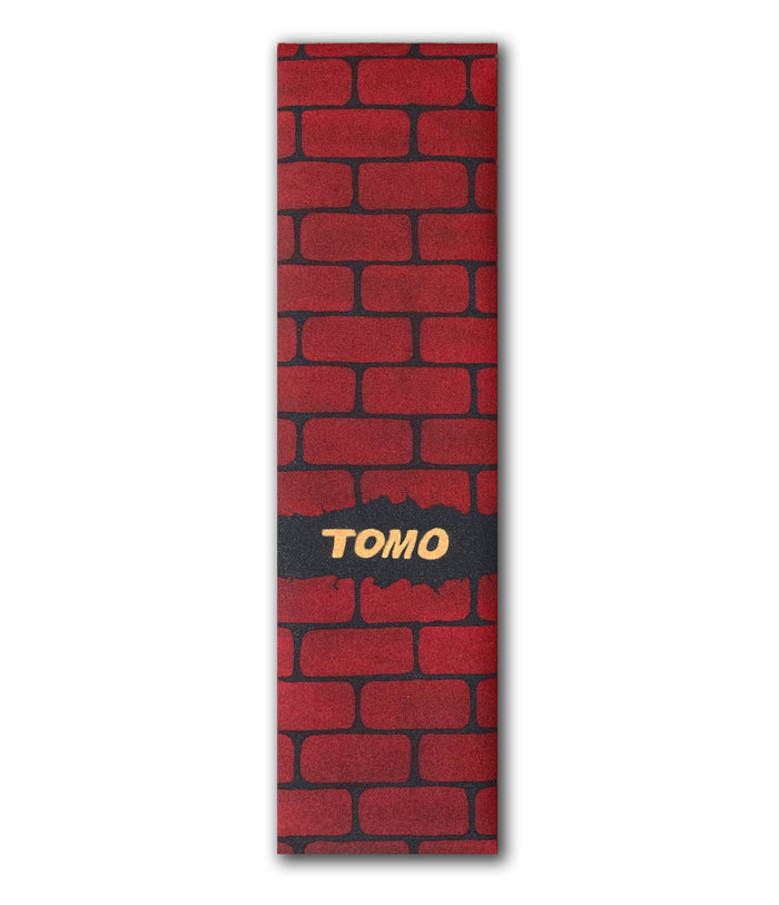 Tomo Bricks - Crimson Red Graphic Griptape