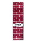 Tomo Bricks - Wine Red/White Graphic Griptape