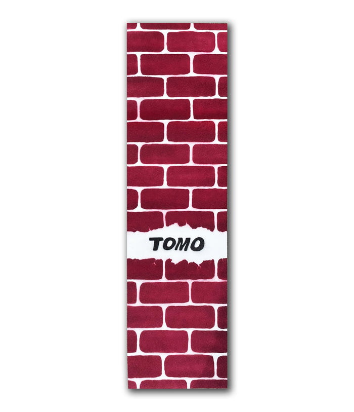 Tomo Bricks - Wine Red/White Graphic Griptape