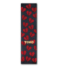 Tomo Broken Hearts - Blood Red Graphic Griptape