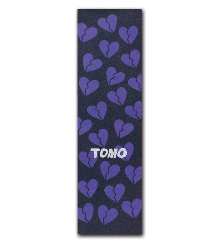 Tomo Broken Hearts - Purple Graphic Griptape