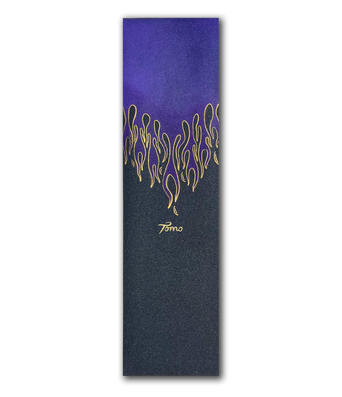 Tomo Flame - Purple Graphic Griptape