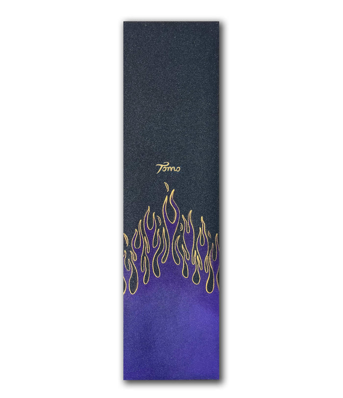 Tomo Flame - Purple (Tail) Graphic Griptape