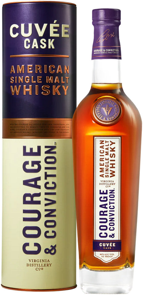 Virginia Distillery Co Courage & Conviction Cuvee Cask American Single Malt Whisky 750ml