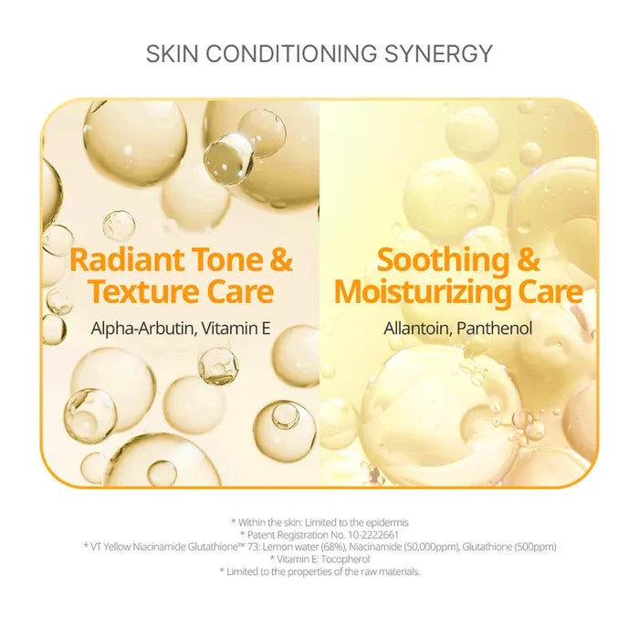 VT - Niacinamide Glutathione Yellow Micro Bubble Serum