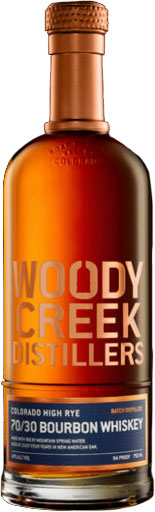 Woody Creek High Rye 70/30 Bourbon Whiskey 750ml