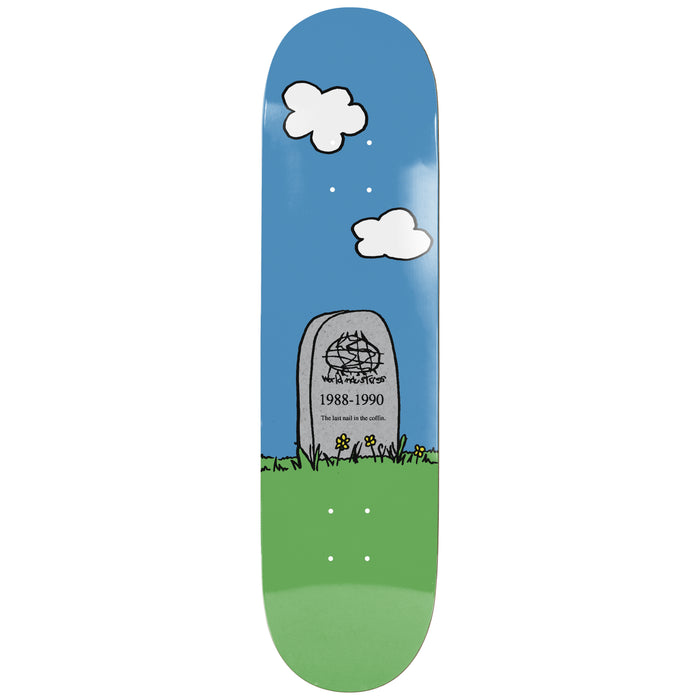 World Industries - Skateboarding is Dead EX7 Blue/Green 8" Skateboard Deck
