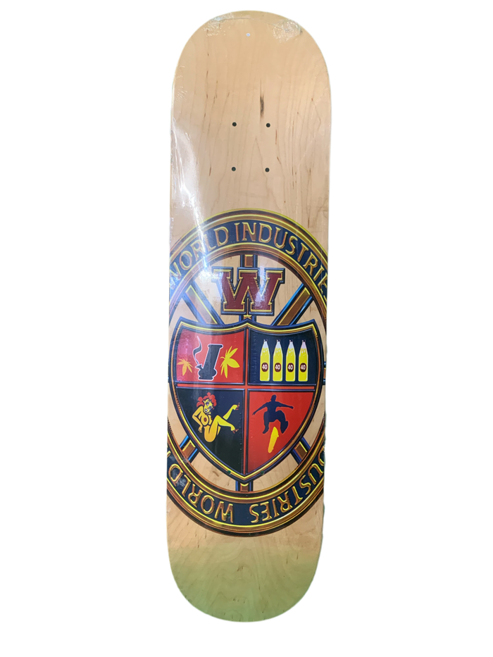 World Industries Coat of Arms 8" Classic Skateboard Deck