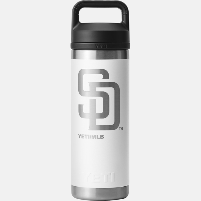 Yeti San Diego Padres MLB White Rambler 18oz Chug Bottle